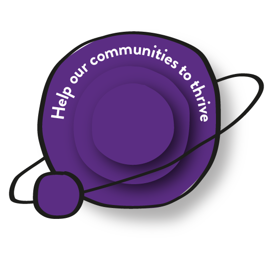 Help our communities to thrive