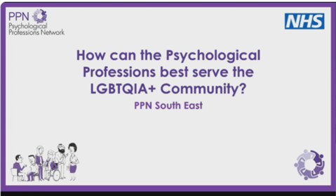 PP Week 2023: How can the Psychological Professions best service the LGBTQIA+ community?